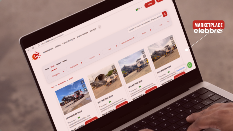 Um marketplace completo onde você pode comprar e vender máquinas pesadas de forma online!